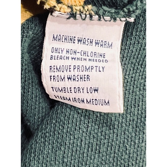 Polo Ralph Lauren Green Yellow Stripe Orange Pony Polo Shirt 100% Cotton Size XL - Picture 6 of 6